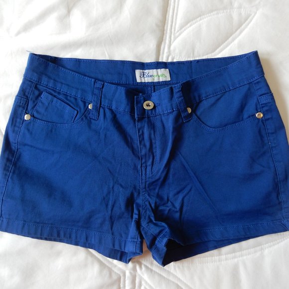 Blue Crush Med Rise Cotton Blue Shorts in Size 3 - Picture 1 of 7